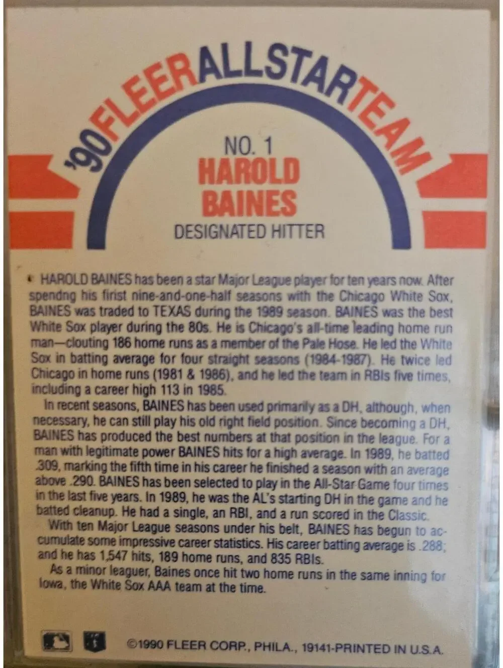 Fleer 1990 all